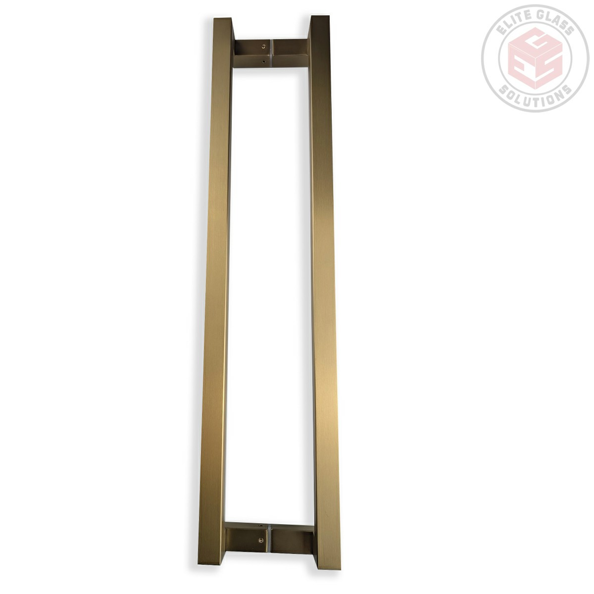 Handle - Offset D Style Square Pull Handle - 25mm Square 600mm CTC - SB
